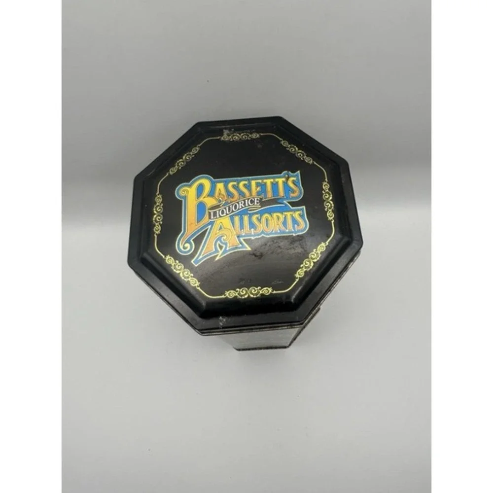 Vintage Bassetts‎ Liquorice Original All sorts Metal Tin Empty Collectible